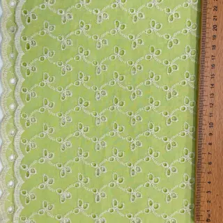Țesătură din bumbac EMBROIDERY Rosemary lime
