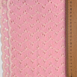 Țesătură din bumbac EMBROIDERY Rosemary rose