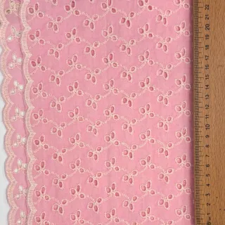 Țesătură din bumbac EMBROIDERY Rosemary rose