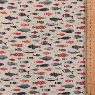 Țesătură decorativă Linenlook Aquarium multico