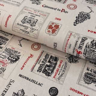 Țesătură decorativă Linenlook Vincennes rouge