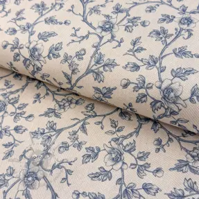 Țesătură decorativă Linenlook Meredith bleu
