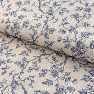 Țesătură decorativă Linenlook Meredith bleu