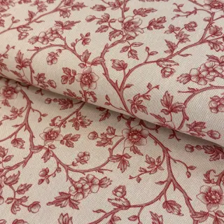 Țesătură decorativă Linenlook Meredith rouge