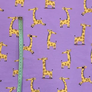 Tricot Giraffes lavender