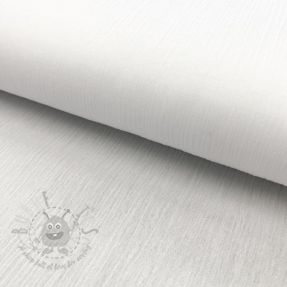 Țesătură din bumbac CRINKLE white