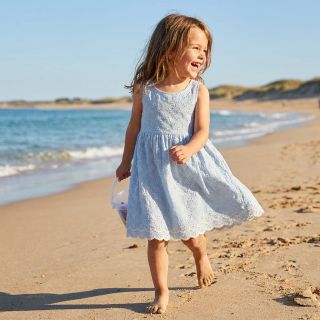 Țesătură din bumbac EMBROIDERY Rosemary light blue