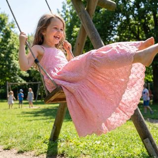 Țesătură din bumbac EMBROIDERY Rosemary rose