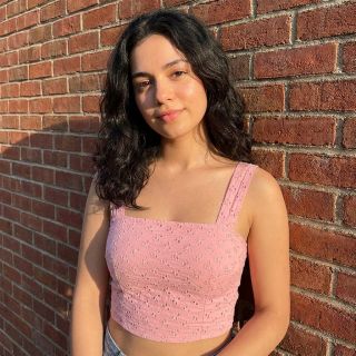 Țesătură din bumbac EMBROIDERY Rosemary rose