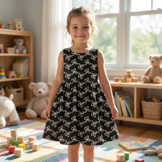 Țesătură din bumbac EMBROIDERY Rosemary black