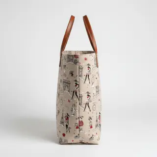 Țesătură decorativă Linenlook Cute Paris multico