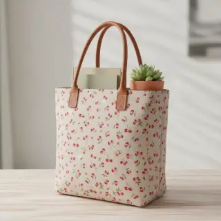 Țesătură decorativă Linenlook Griotte multico