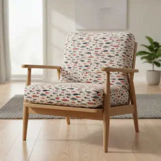 Țesătură decorativă Linenlook Aquarium multico