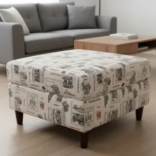 Țesătură decorativă Linenlook Vincennes rouge