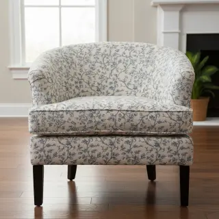Țesătură decorativă Linenlook Meredith bleu