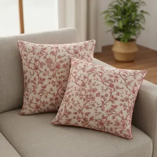 Țesătură decorativă Linenlook Meredith rouge