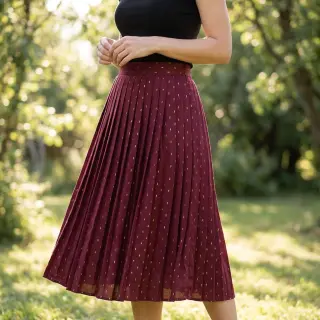 Viscoză LUREX burgundy
