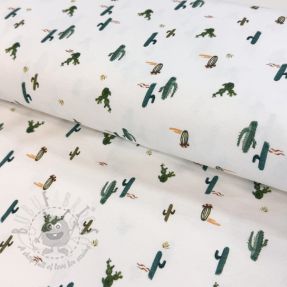 Tricot Safari off white digital print