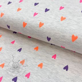 Tricot Hearts NEON ecru melange