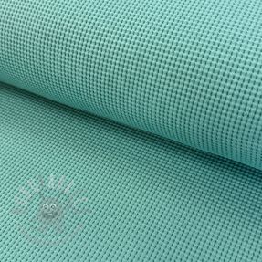 Tricot WAFFLE old green ORGANIC