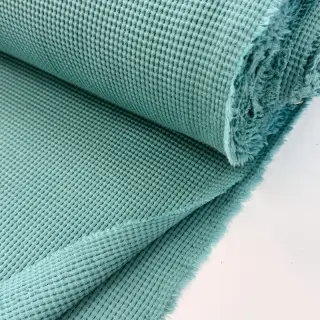 Tricot WAFFLE old green ORGANIC