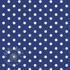 Țesătură din bumbac Dots cobalt