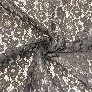 Dantelă Scallop dark grey