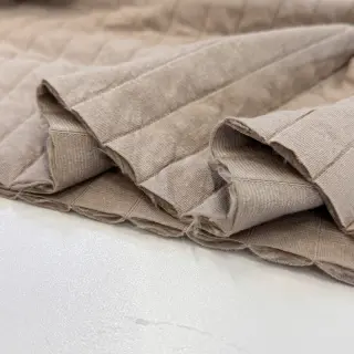 Tricot QUILT Stripe sand