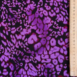Viscoză ROSELLA STRETCH Animals purple