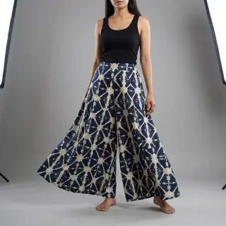 Țesătură din bumbac BATIK navy