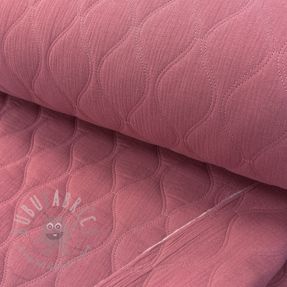 Mușelină QUILT Wave mauve