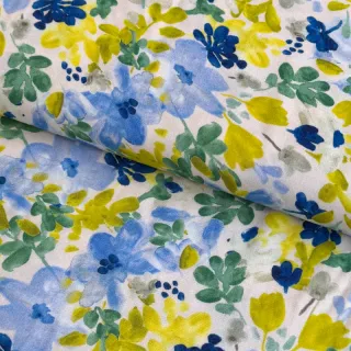 Viscoză STRETCH Flowers off white digital print