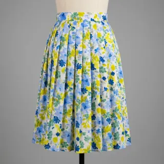 Viscoză STRETCH Flowers off white digital print