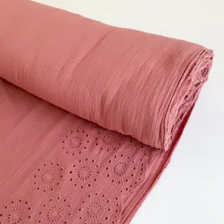 Mușelină 1-side border blush