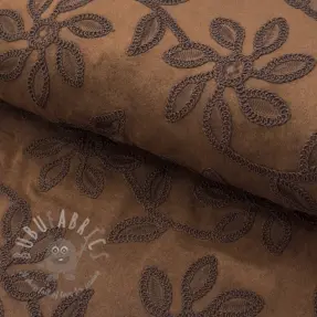 Imitație piele întoarsă stretch Amalia brown