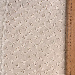 Țesătură din bumbac EMBROIDERY Rosemary beige