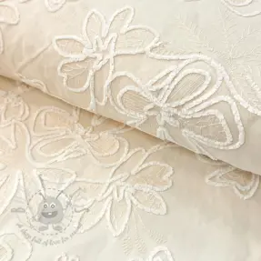 Țesătură din bumbac EMBROIDERY Chenille Manon design A