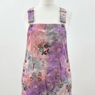Catifea raiată subțire TIE DYE 21W Catchy design B