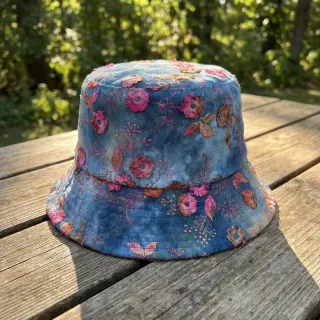 Catifea raiată subțire TIE DYE 21W Catchy design C