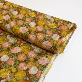 Viscoză RAYON POPLIN Flower sea design C