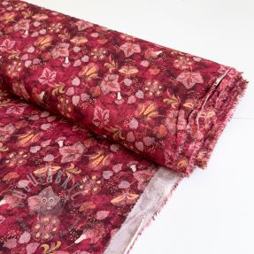 Viscoză RAYON POPLIN Dark barrock design C