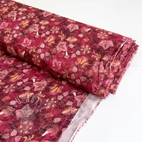 Viscoză RAYON POPLIN Dark barrock design C
