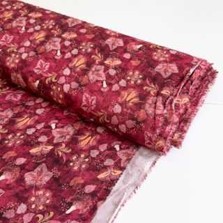 Viscoză RAYON POPLIN Dark barrock design C