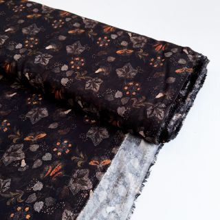 Viscoză RAYON POPLIN Dark barrock design A