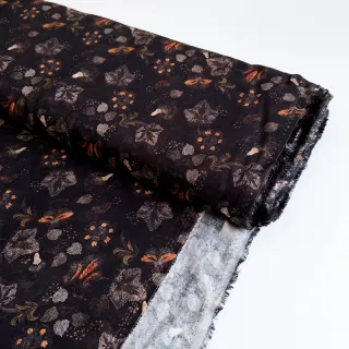 Viscoză RAYON POPLIN Dark barrock design A