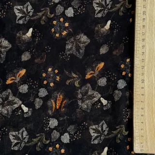 Viscoză RAYON POPLIN Dark barrock design A