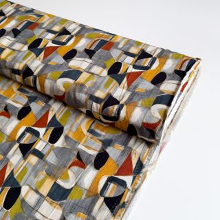 Viscoză RAYON POPLIN Leona design D