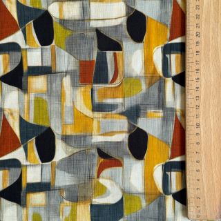 Viscoză RAYON POPLIN Leona design D