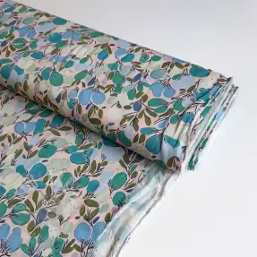 Viscoză RAYON POPLIN Simplistic flowers design C