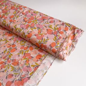 Viscoză RAYON POPLIN Simplistic flowers design A